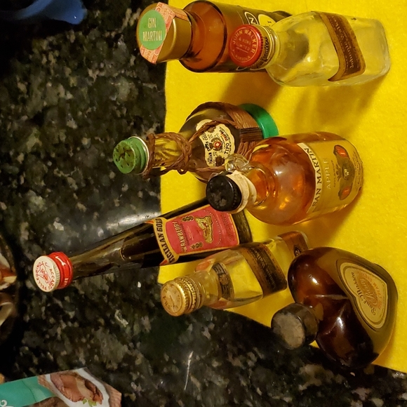 Vintage Accents Vintage Mini Liquor Bottles Poshmark
